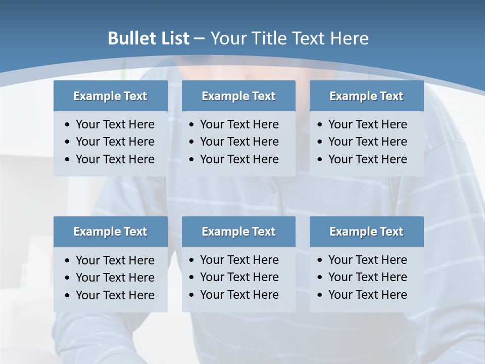 Living Room Review Worry PowerPoint Template