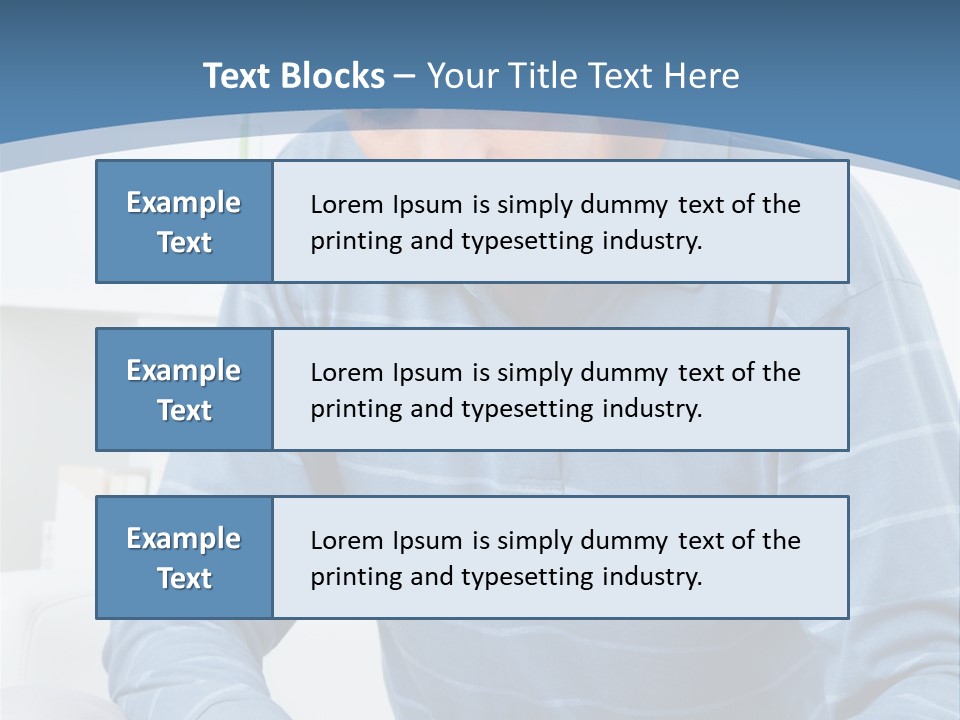 Living Room Review Worry PowerPoint Template