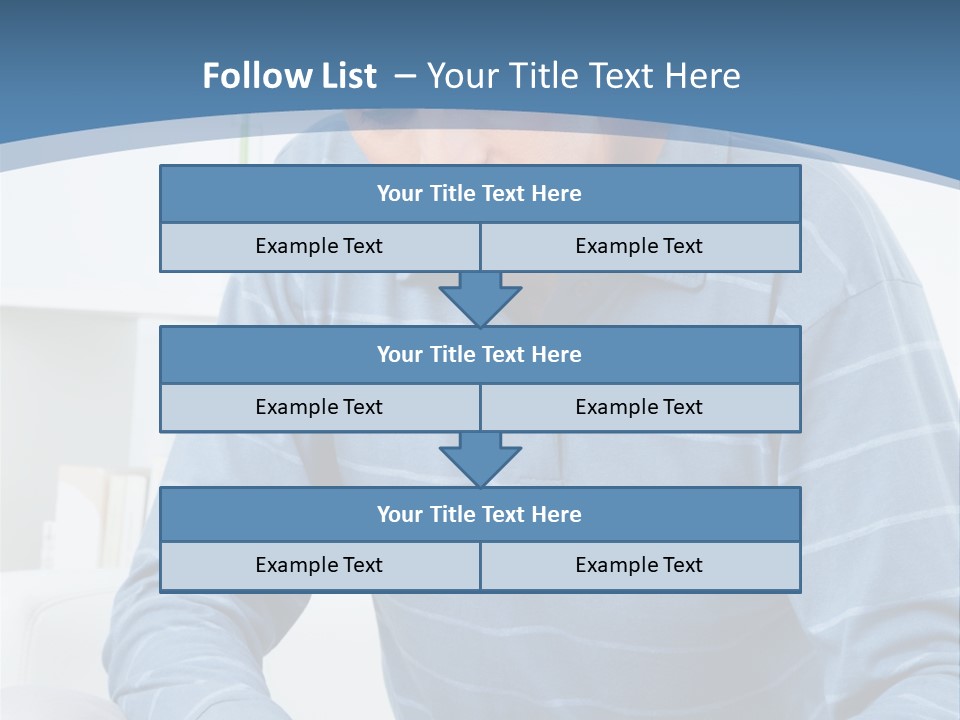 Living Room Review Worry PowerPoint Template