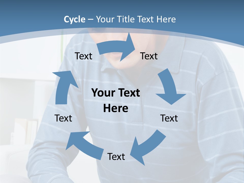 Living Room Review Worry PowerPoint Template