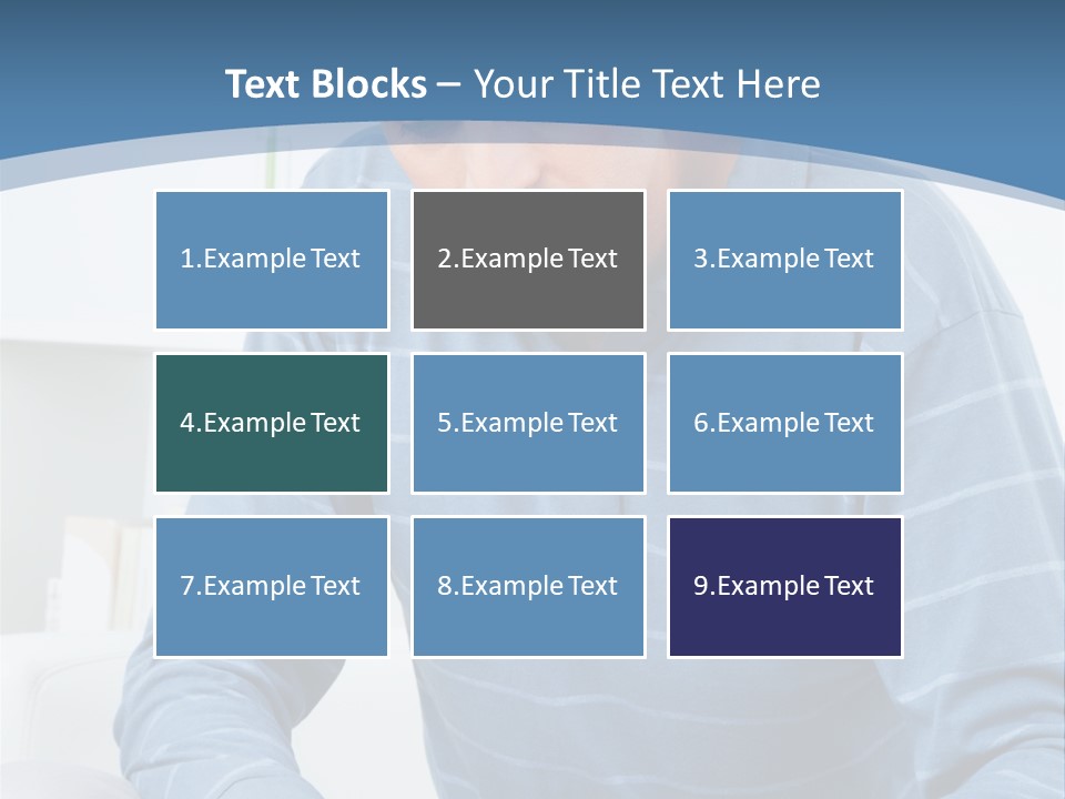 Living Room Review Worry PowerPoint Template