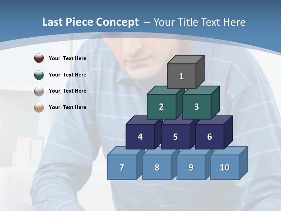 Living Room Review Worry PowerPoint Template