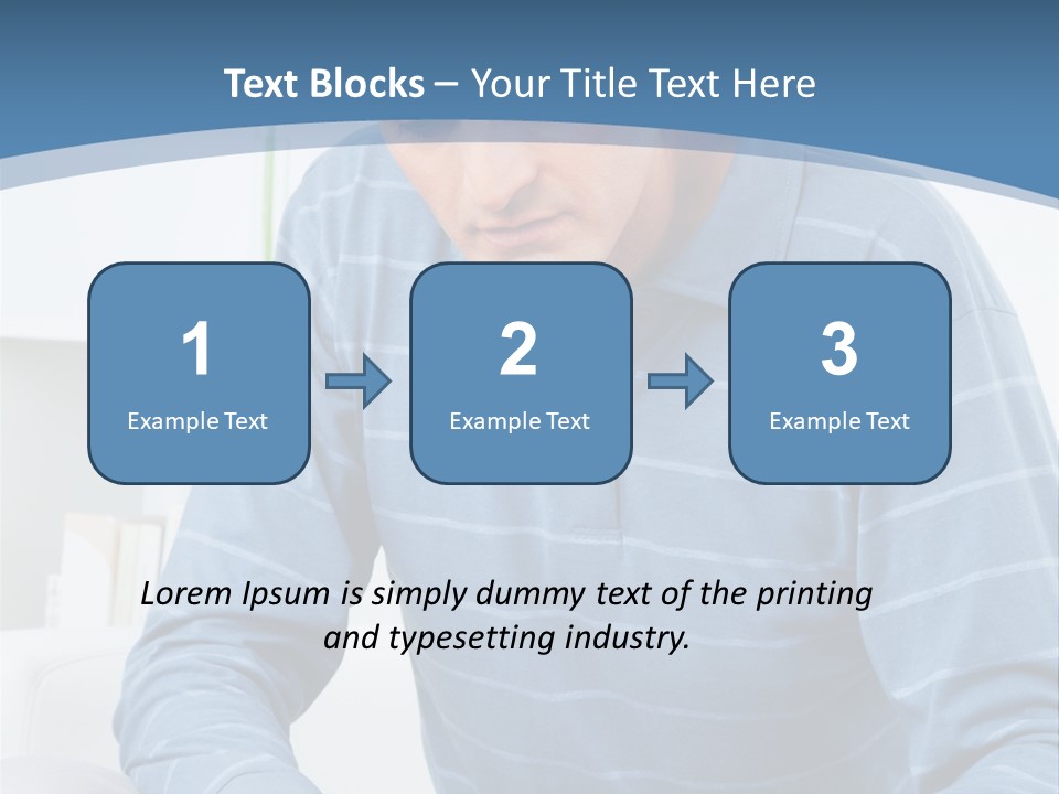 Living Room Review Worry PowerPoint Template