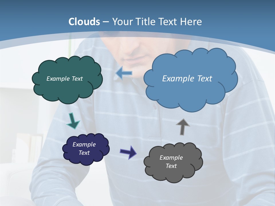 Living Room Review Worry PowerPoint Template