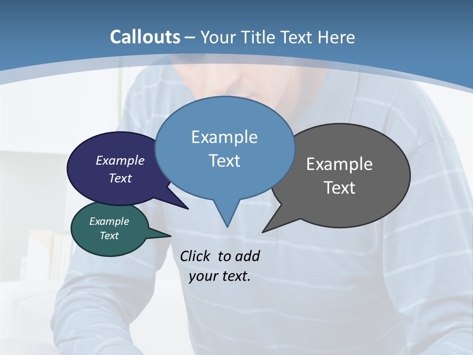 Living Room Review Worry PowerPoint Template