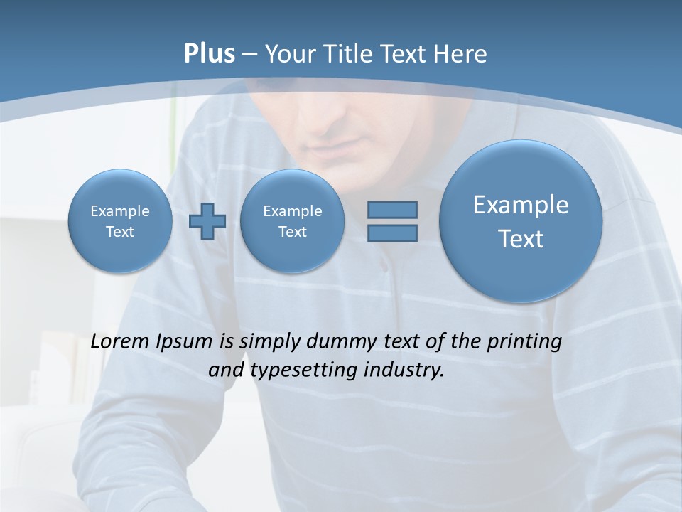 Living Room Review Worry PowerPoint Template