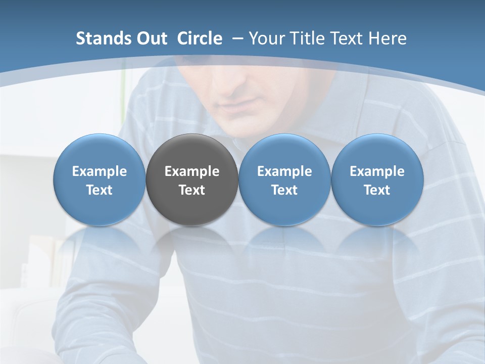 Living Room Review Worry PowerPoint Template