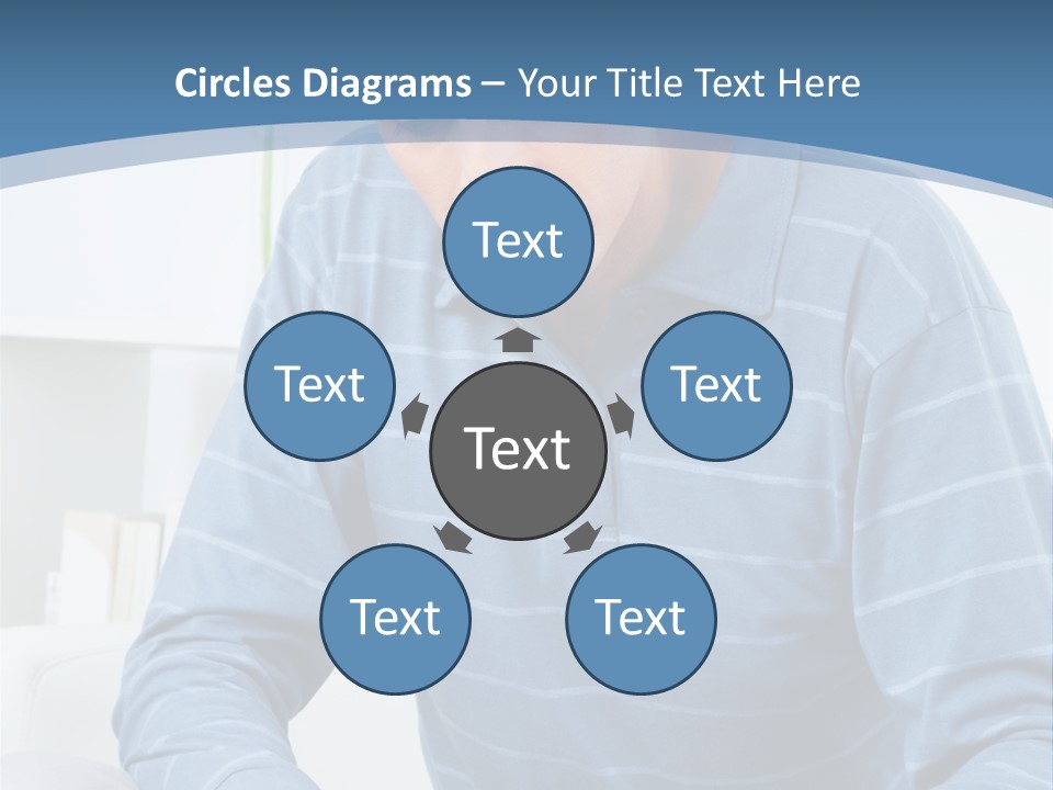 Living Room Review Worry PowerPoint Template