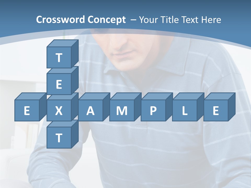 Living Room Review Worry PowerPoint Template