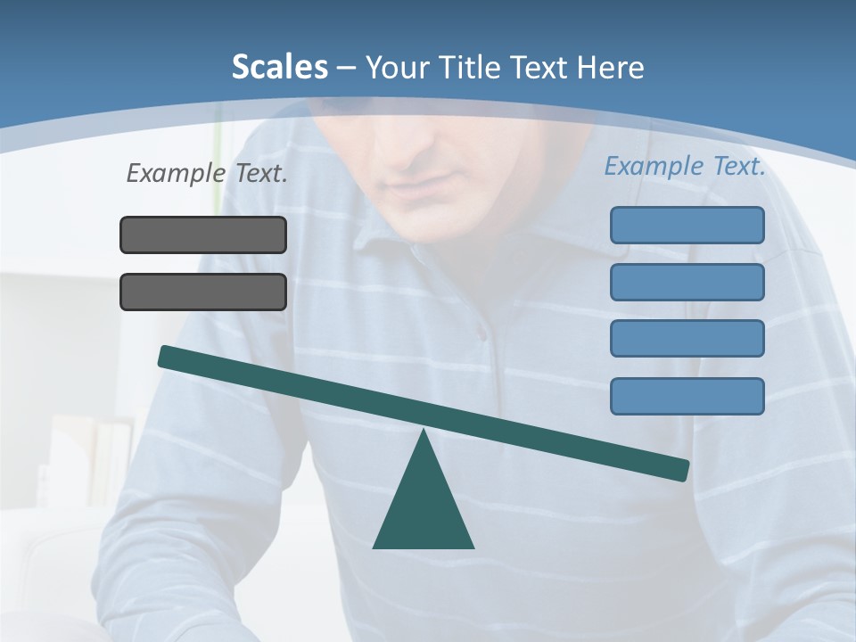 Living Room Review Worry PowerPoint Template