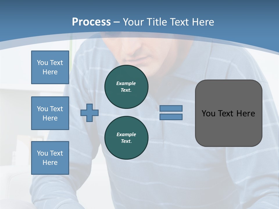 Living Room Review Worry PowerPoint Template