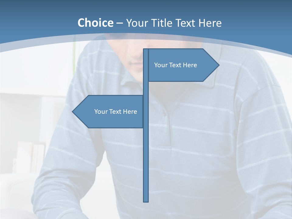 Living Room Review Worry PowerPoint Template