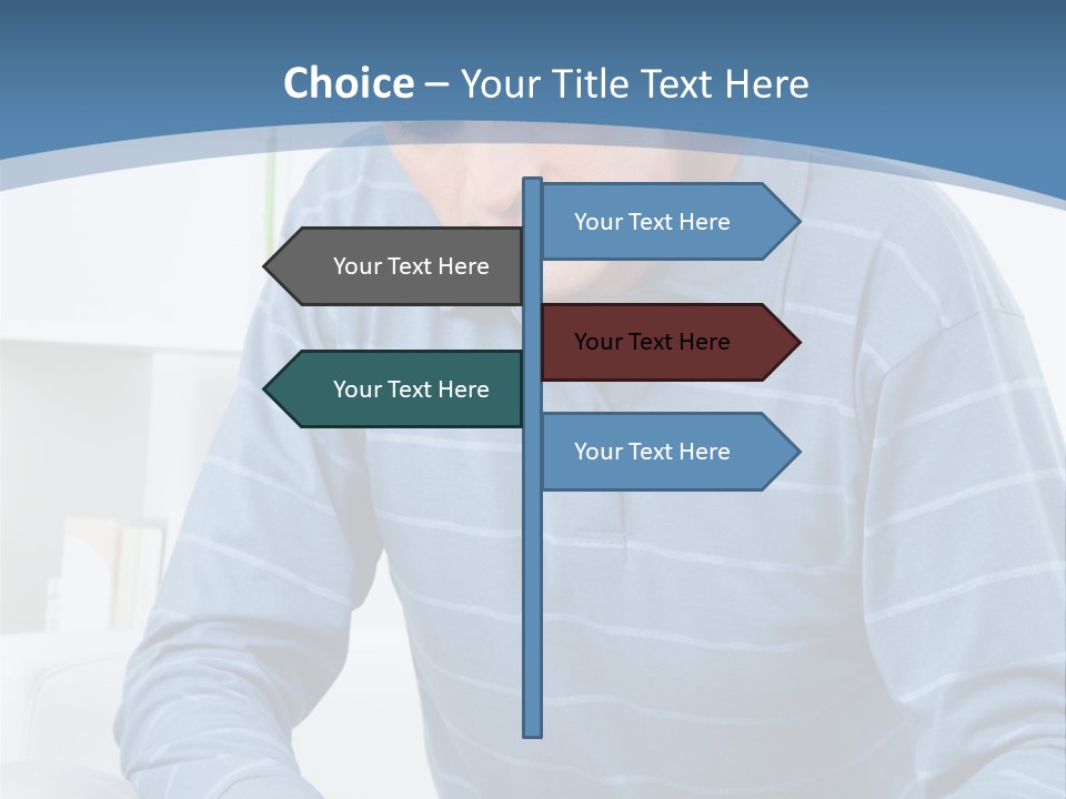 Living Room Review Worry PowerPoint Template