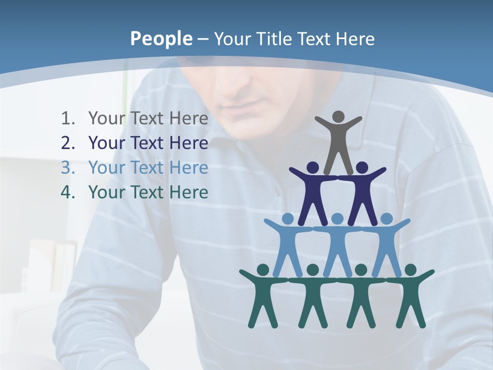 Living Room Review Worry PowerPoint Template