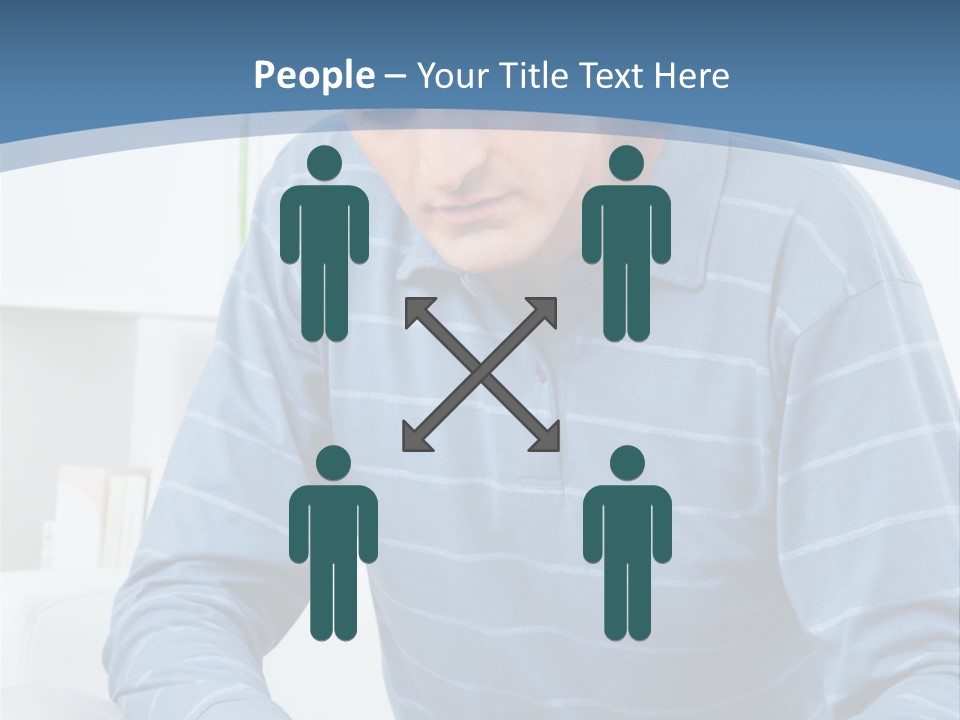 Living Room Review Worry PowerPoint Template