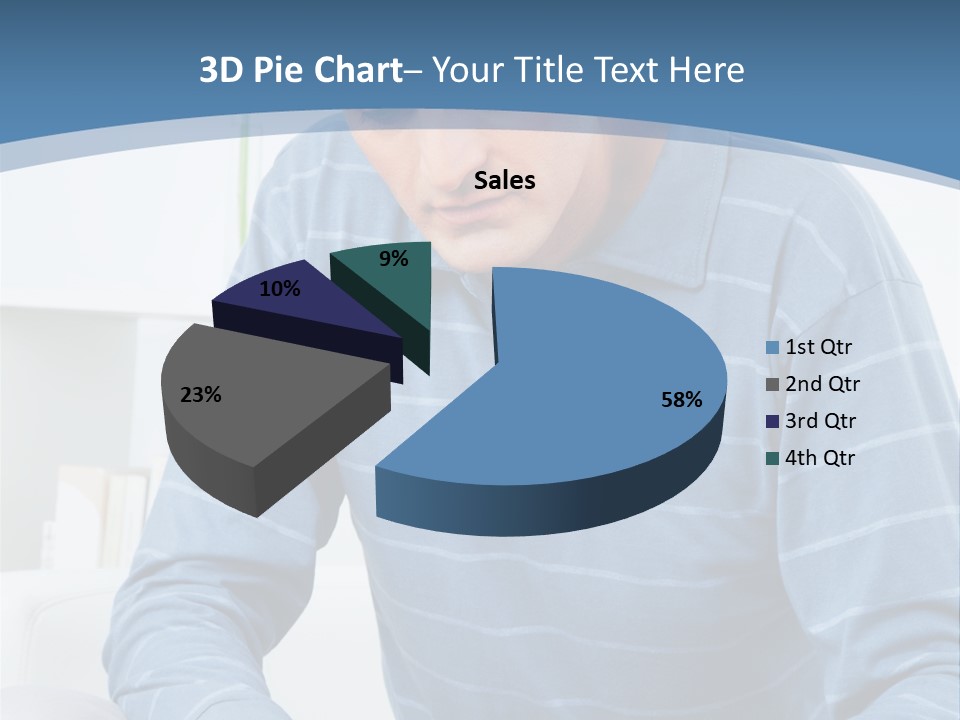 Living Room Review Worry PowerPoint Template