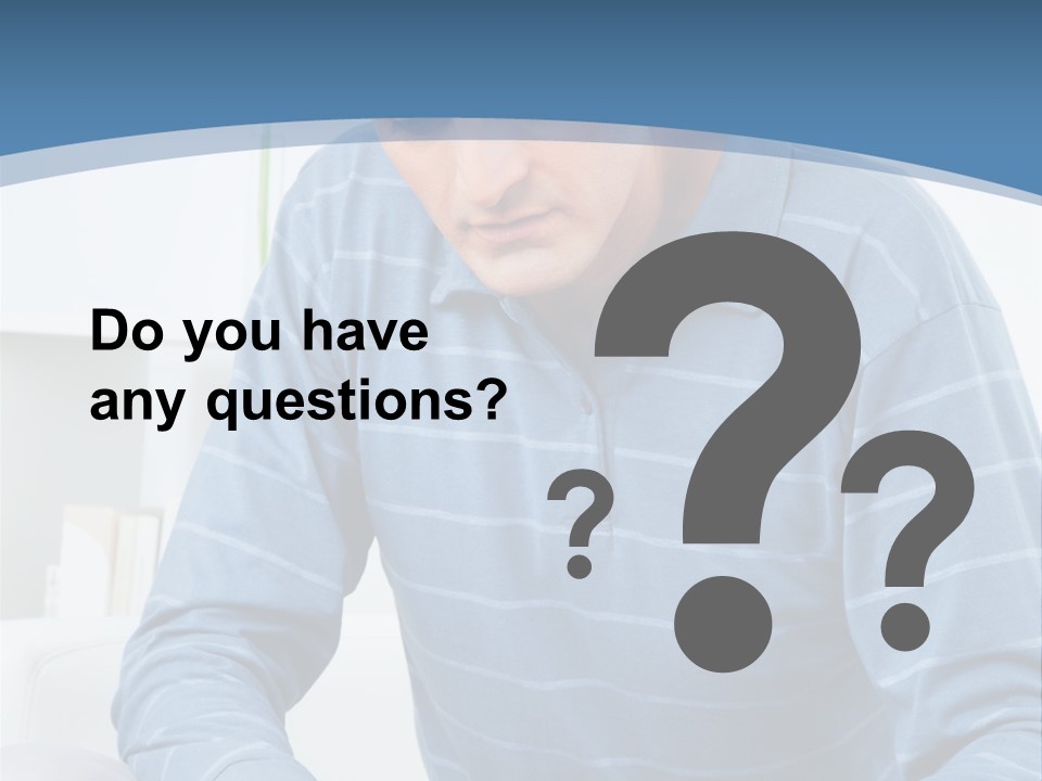 Living Room Review Worry PowerPoint Template