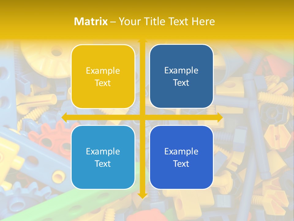 Connect Geometric Concept PowerPoint Template