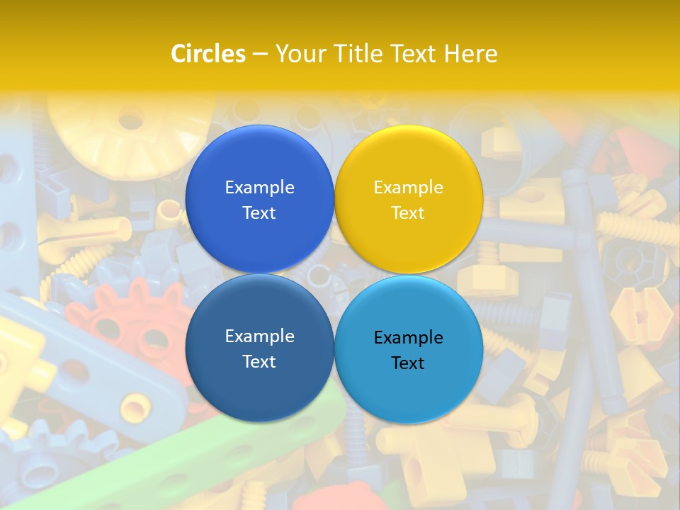 Connect Geometric Concept PowerPoint Template