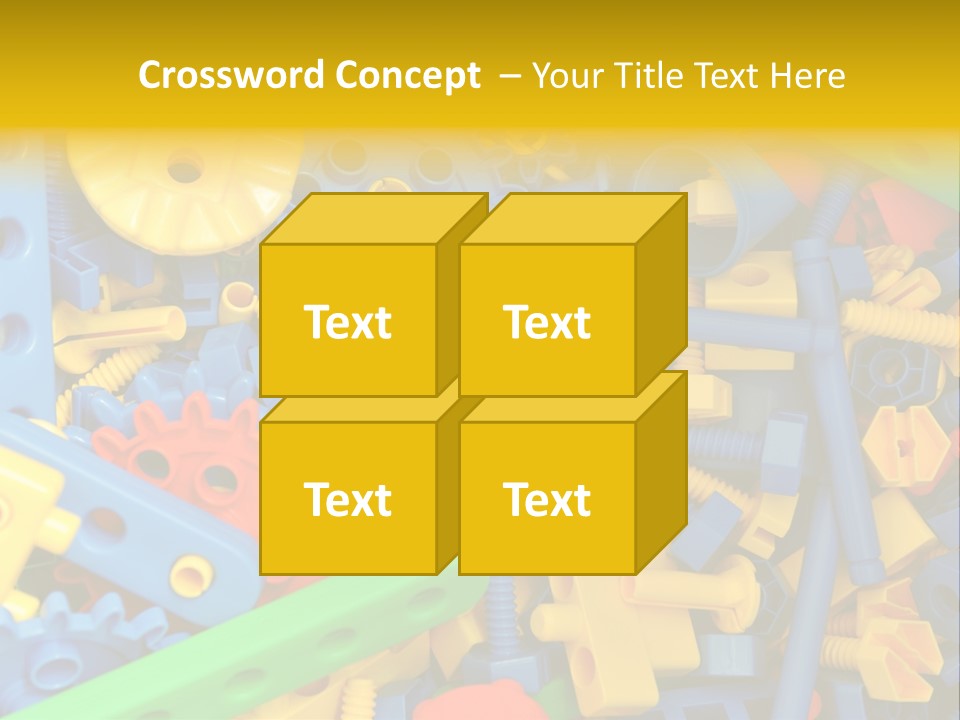 Connect Geometric Concept PowerPoint Template