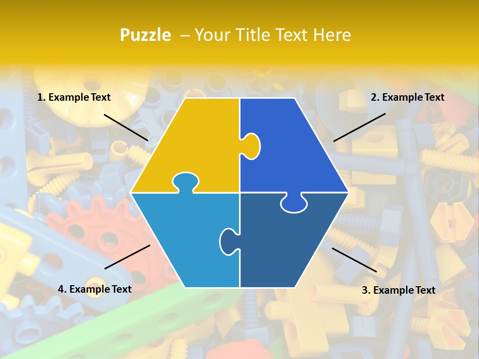 Connect Geometric Concept PowerPoint Template