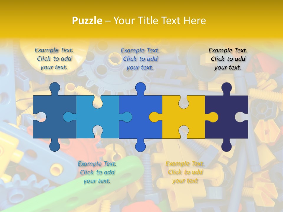Connect Geometric Concept PowerPoint Template