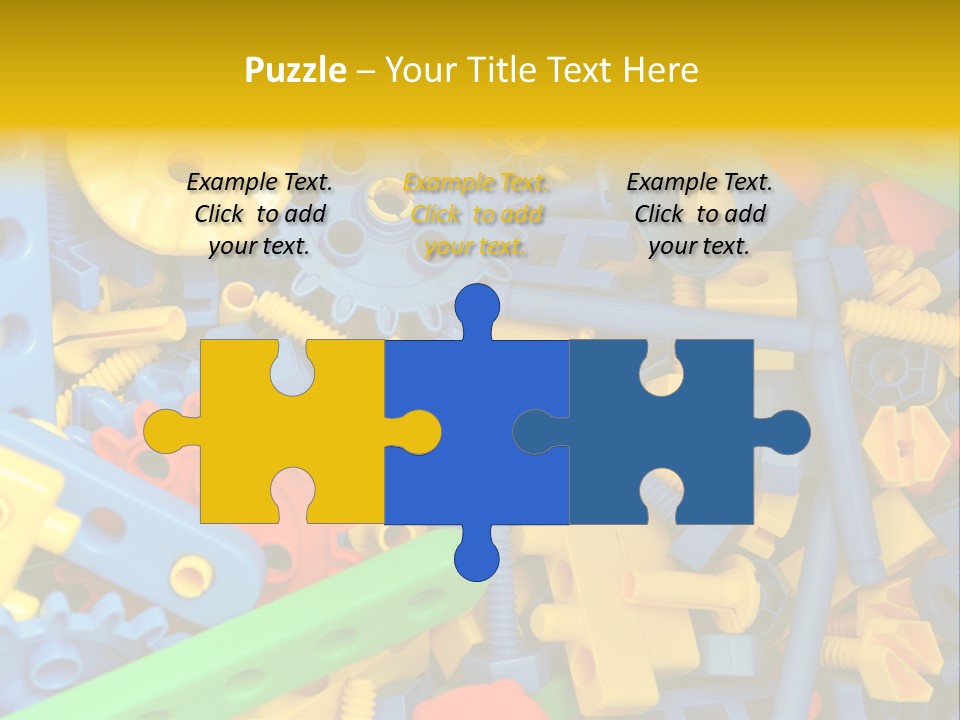 Connect Geometric Concept PowerPoint Template