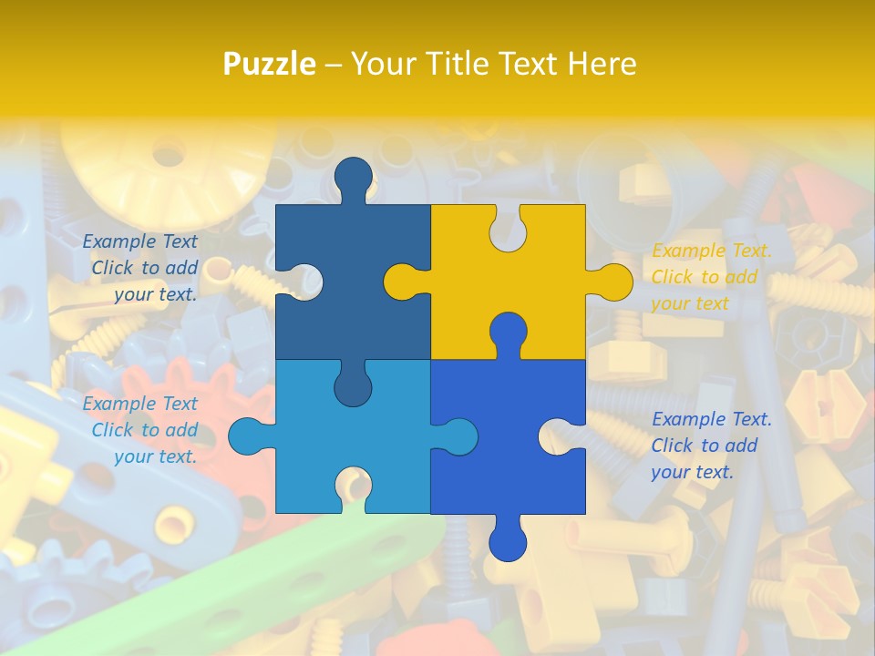 Connect Geometric Concept PowerPoint Template