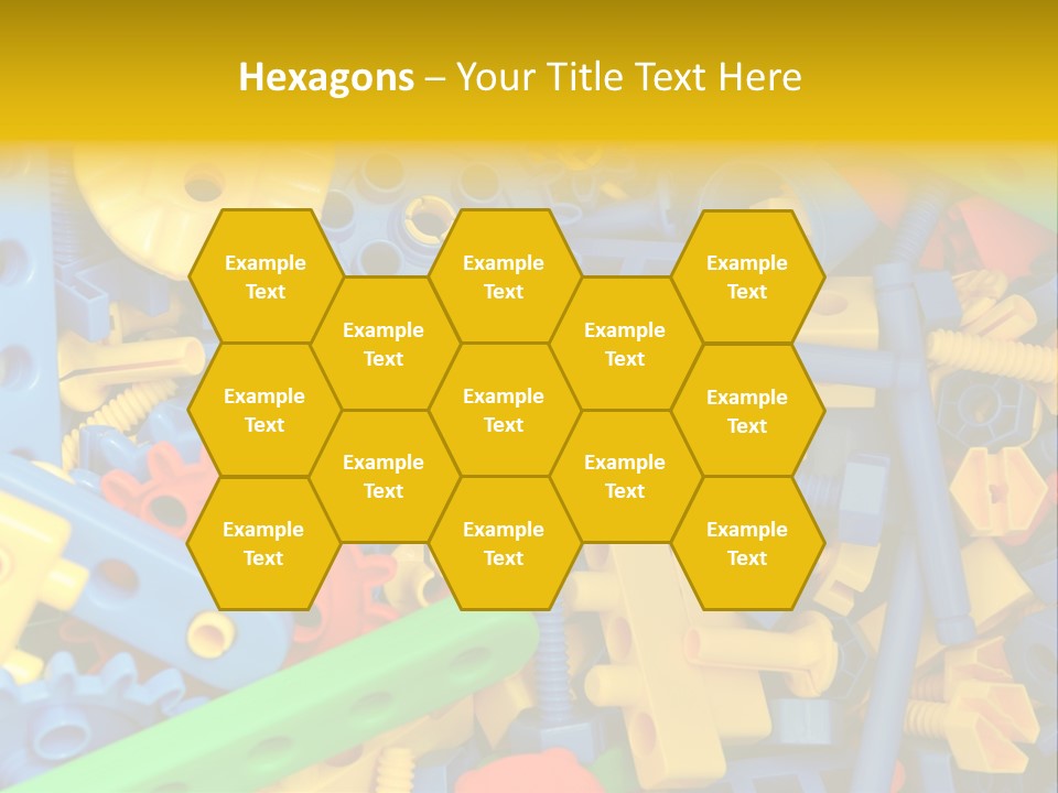 Connect Geometric Concept PowerPoint Template