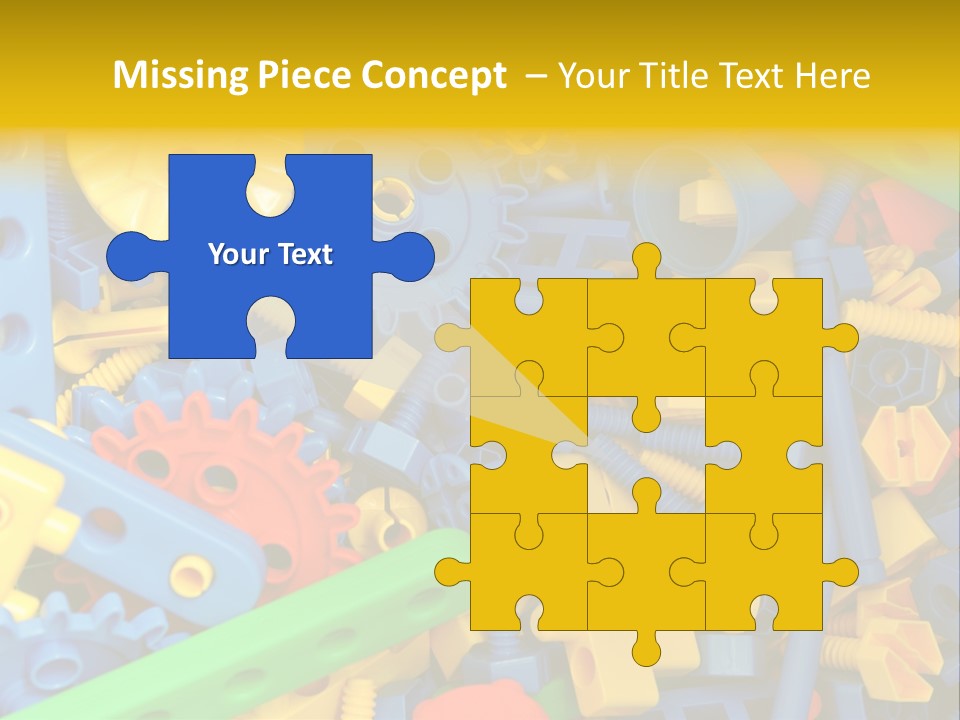 Connect Geometric Concept PowerPoint Template