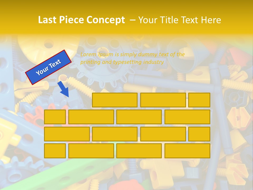 Connect Geometric Concept PowerPoint Template