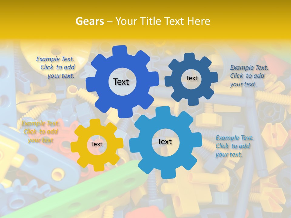 Connect Geometric Concept PowerPoint Template