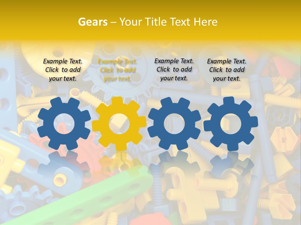 Connect Geometric Concept PowerPoint Template