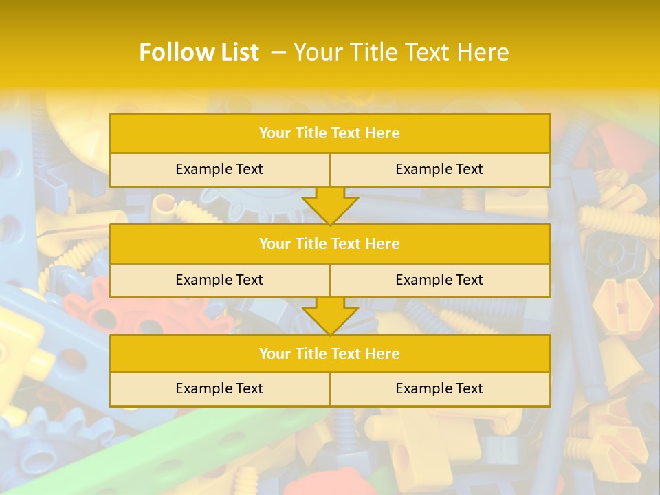 Connect Geometric Concept PowerPoint Template