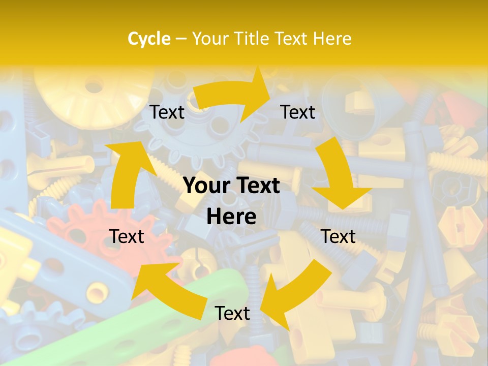 Connect Geometric Concept PowerPoint Template