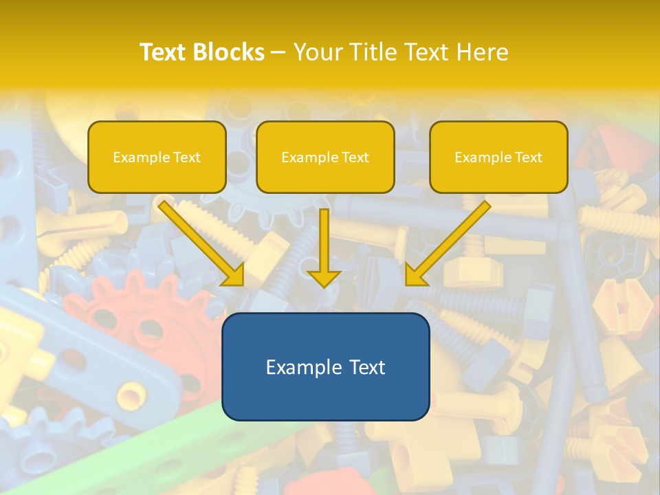 Connect Geometric Concept PowerPoint Template