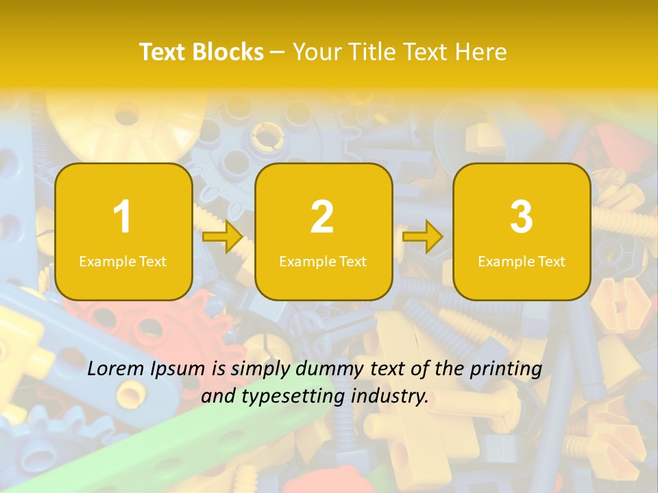 Connect Geometric Concept PowerPoint Template