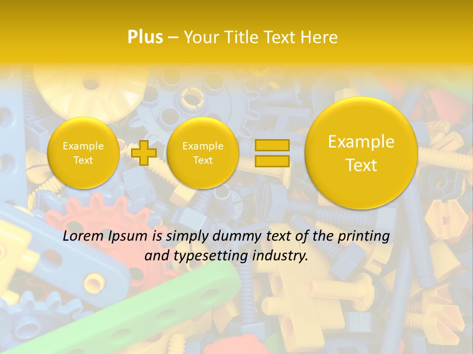 Connect Geometric Concept PowerPoint Template