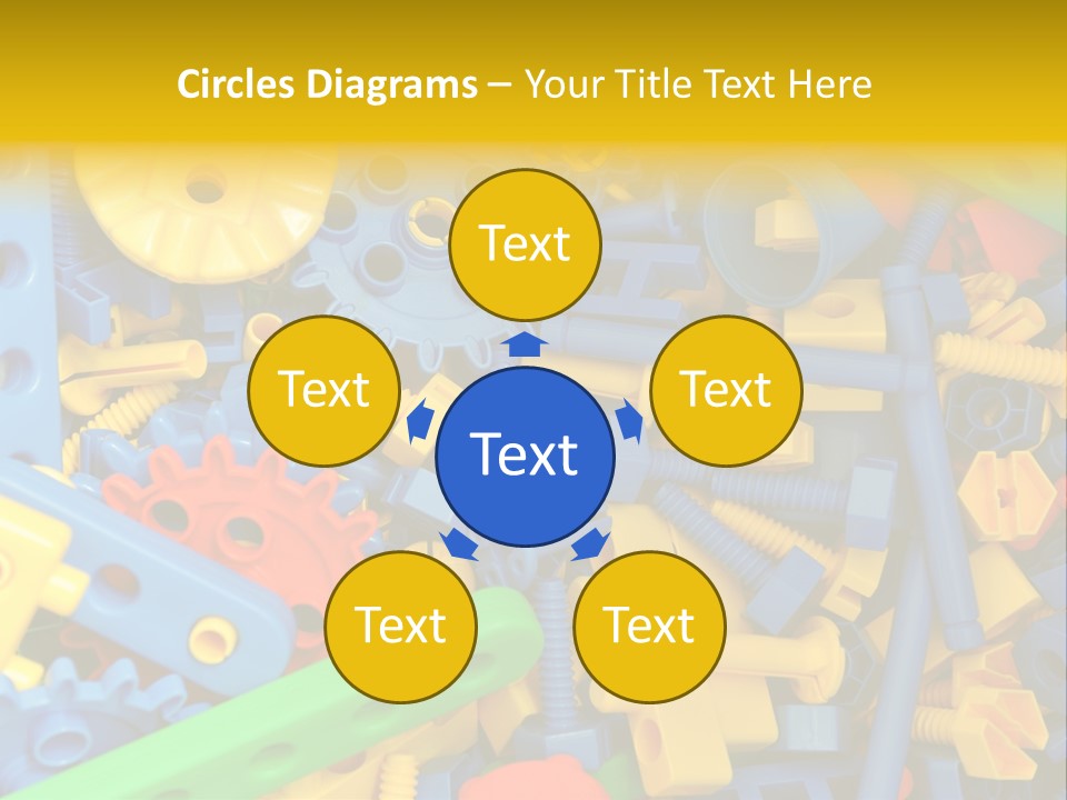 Connect Geometric Concept PowerPoint Template