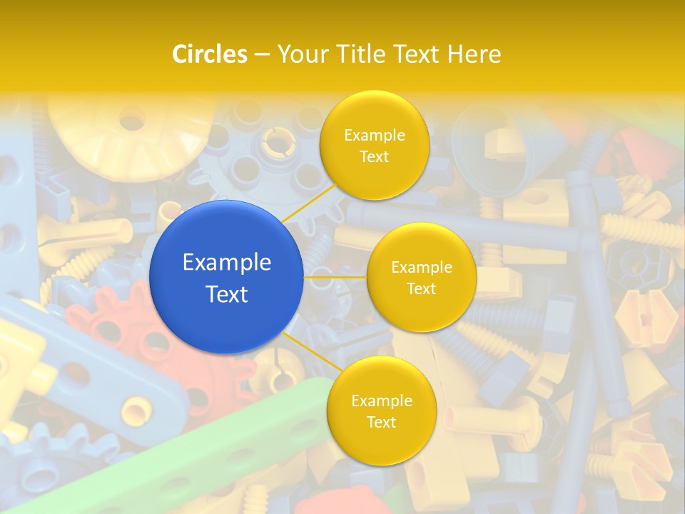 Connect Geometric Concept PowerPoint Template