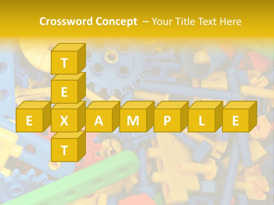Connect Geometric Concept PowerPoint Template