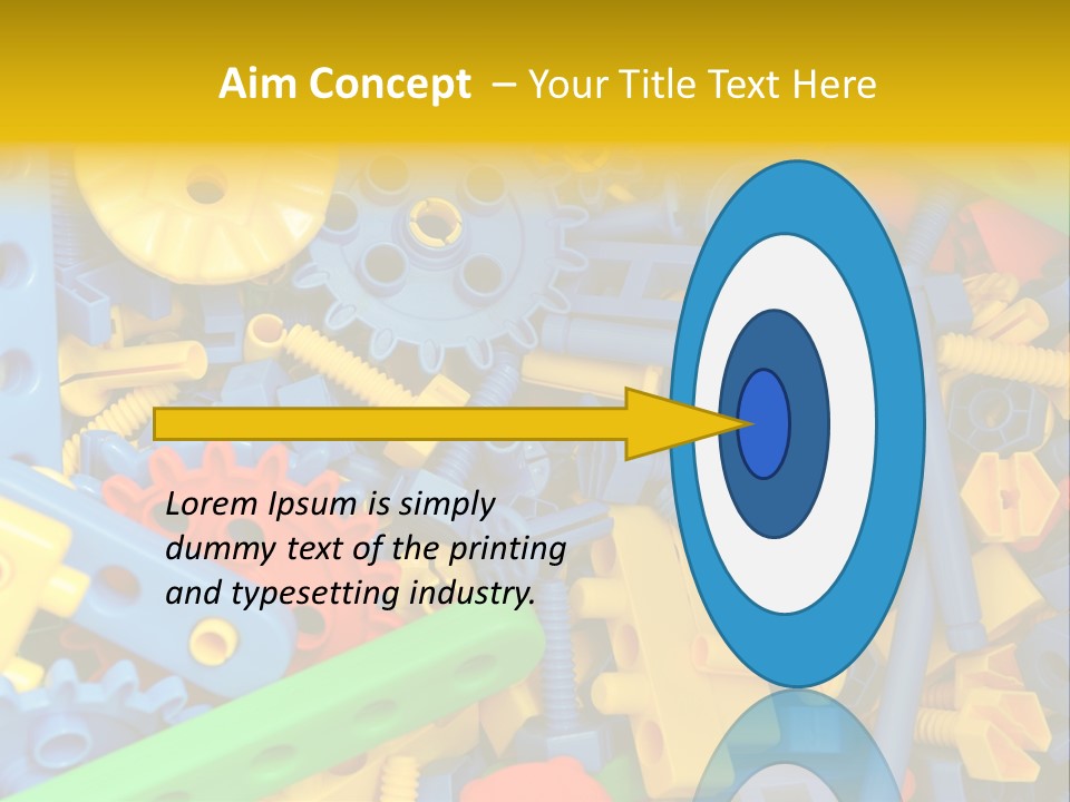 Connect Geometric Concept PowerPoint Template