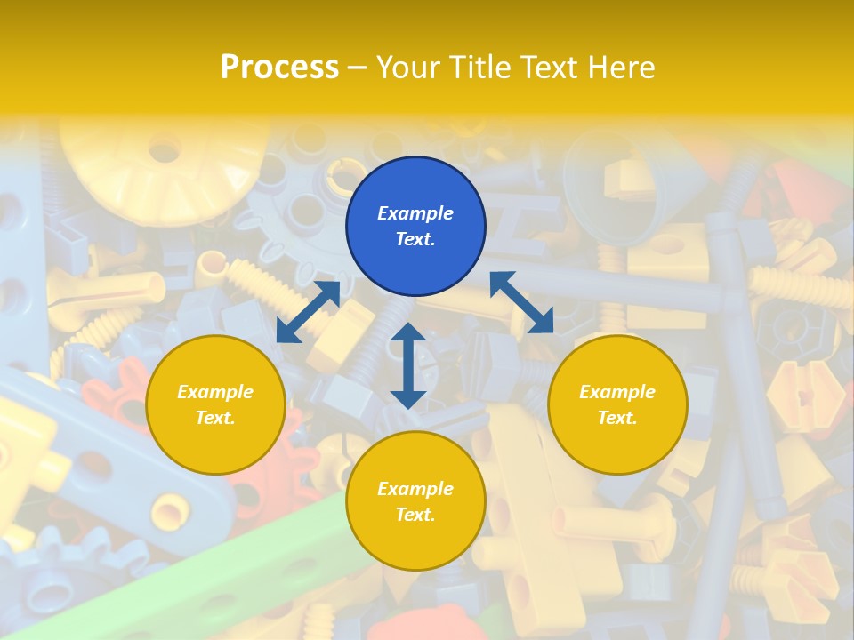 Connect Geometric Concept PowerPoint Template