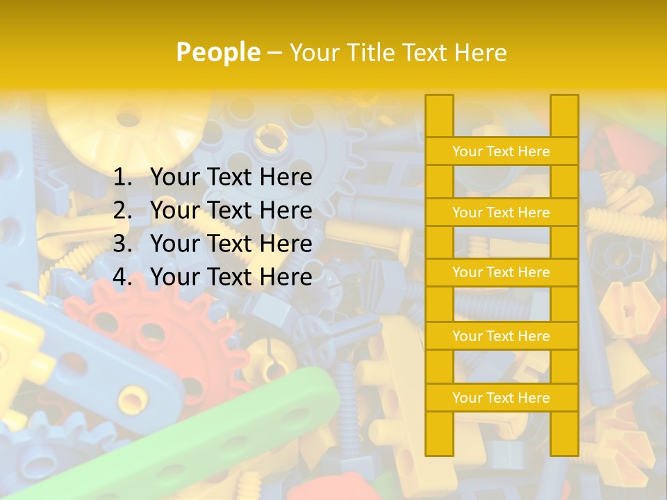 Connect Geometric Concept PowerPoint Template