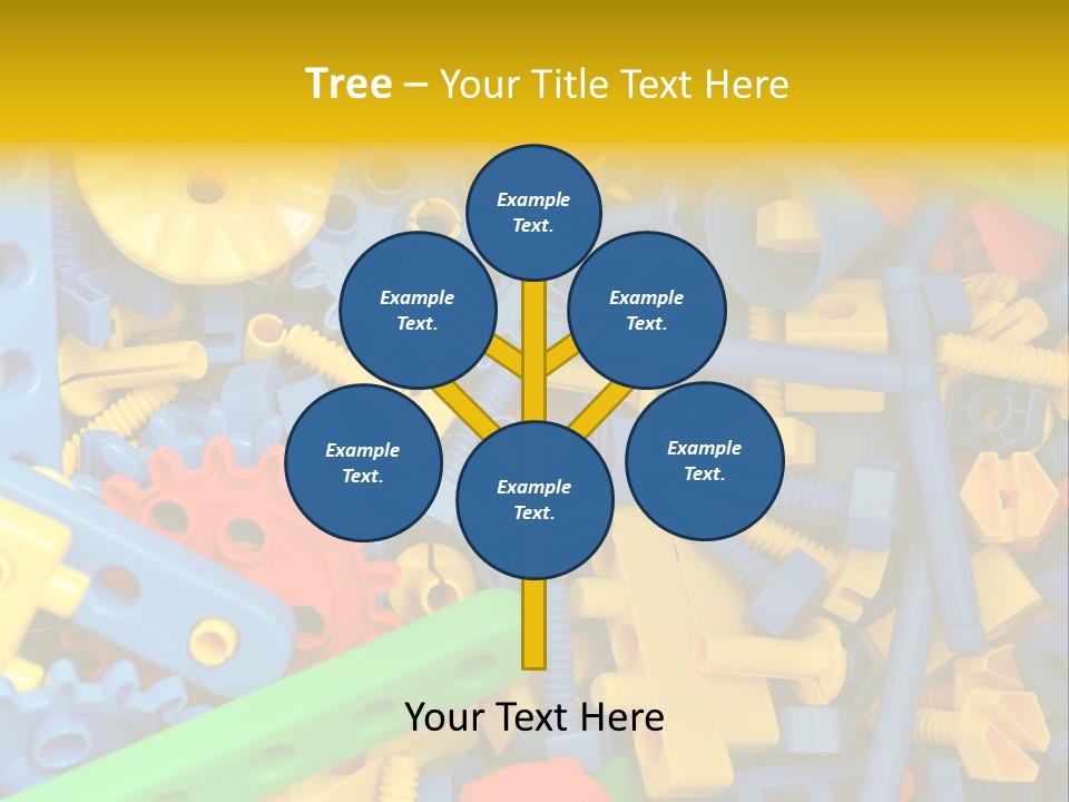 Connect Geometric Concept PowerPoint Template