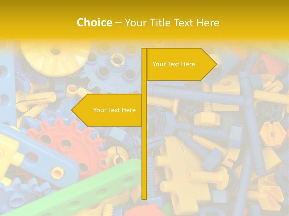 Connect Geometric Concept PowerPoint Template