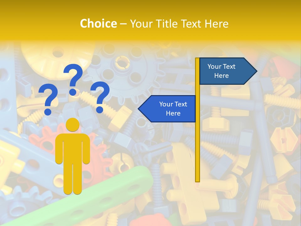 Connect Geometric Concept PowerPoint Template