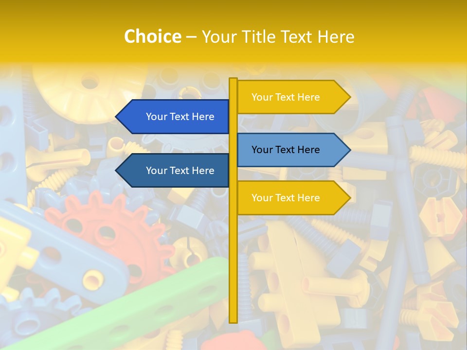 Connect Geometric Concept PowerPoint Template