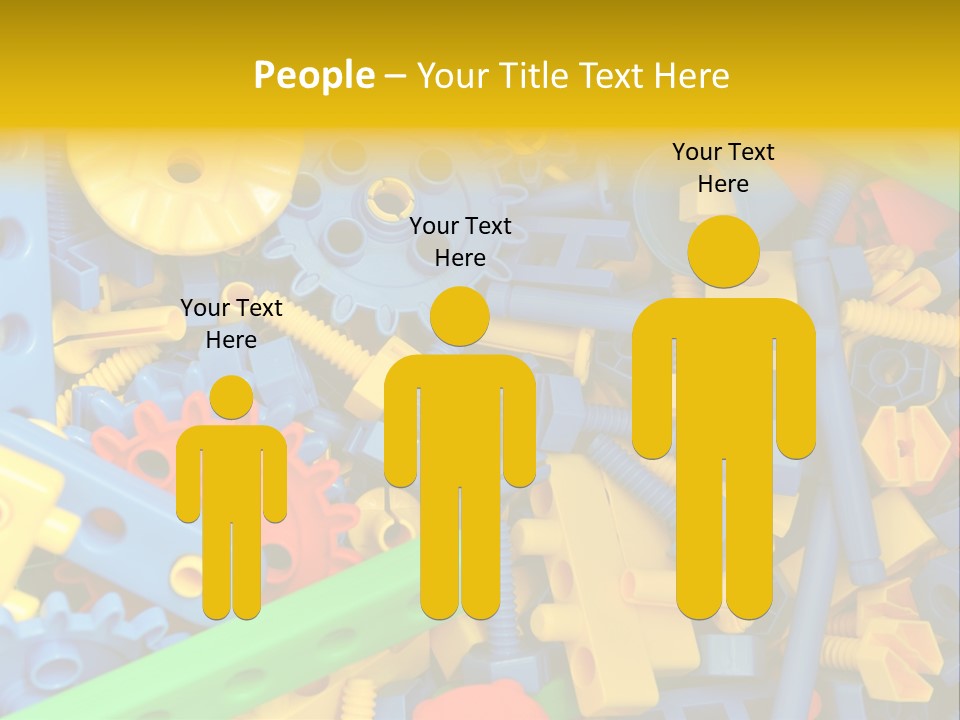 Connect Geometric Concept PowerPoint Template