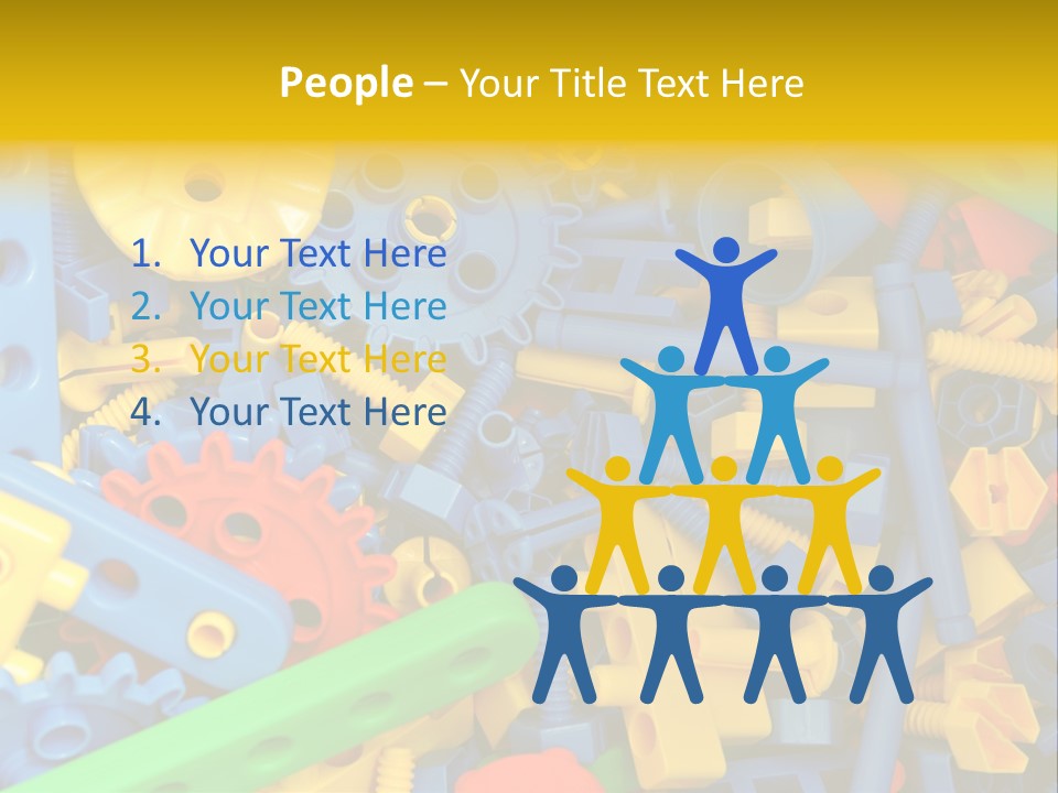 Connect Geometric Concept PowerPoint Template